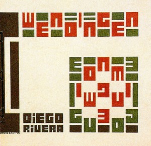 Wendingen Cover featuring Diego Rivera